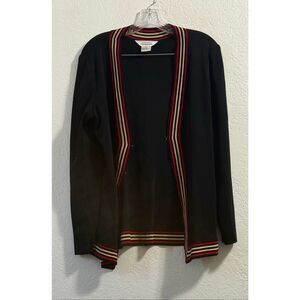 exclusively misook women's acrylic cardigan size S professional office